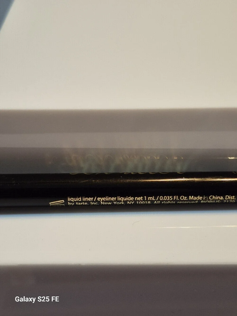 Tarte Sex Kitten Liquid Eyeliner: Black, .035oz (Travel Size), NWOB
